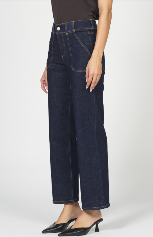 Holly High Rise Jean- Anchor - 24