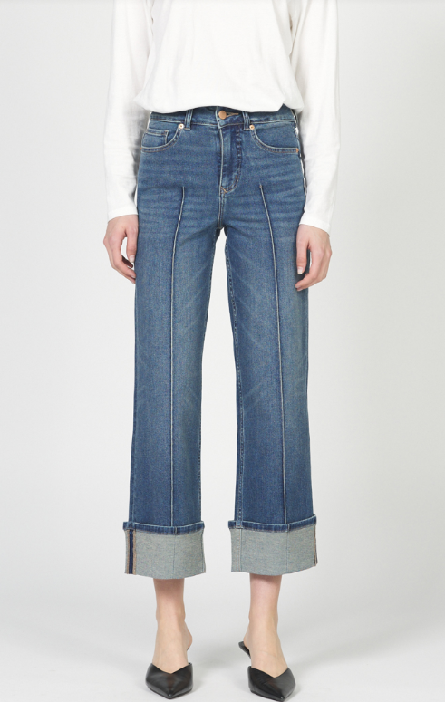 Holly Cropped Cuff Jean- Hyde - 27