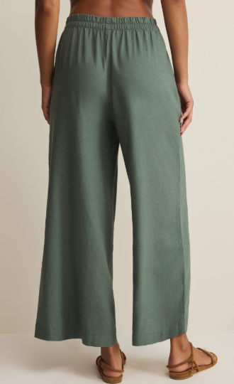 Scout Linen Pant- Everglade