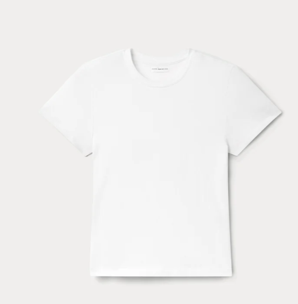 Super Stretch Baby Tee- White