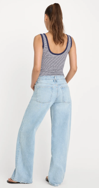 Vintage Low Loose Jeans- Indigo