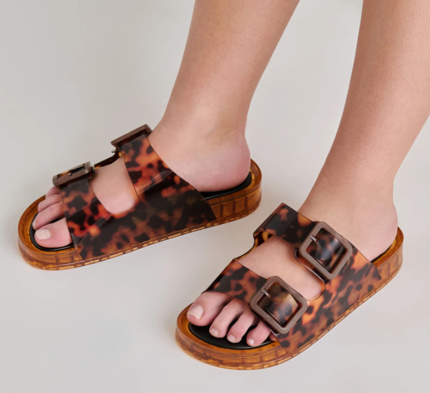 Julio Jelly Sandal- Tortoise