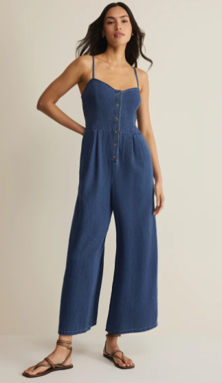 Angel Eyes Twill Jumpsuit- Twilight Post