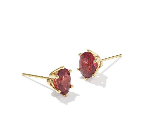 Cailin Studs- Gold Crystal