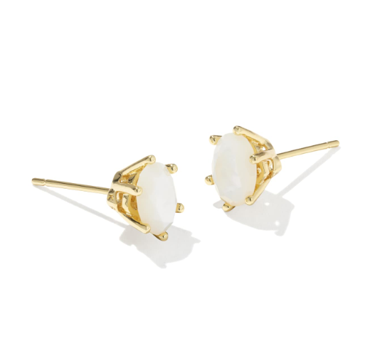 Cailin Studs- Gold Crystal