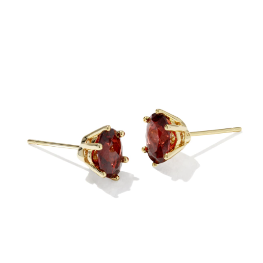 Cailin Studs- Gold Crystal