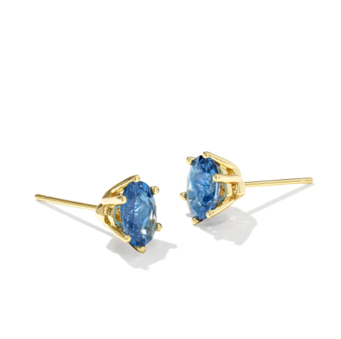 Cailin Studs- Gold Crystal
