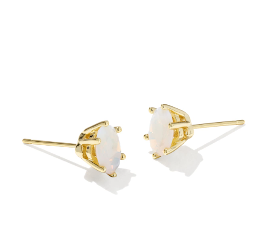 Cailin Studs- Gold Crystal