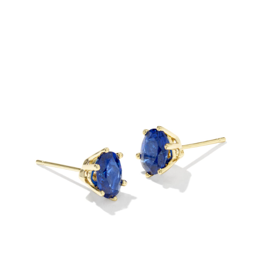 Cailin Studs- Gold Crystal