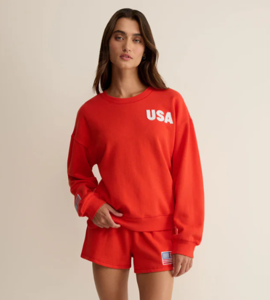 Free Time Sweatshirt- Lychee