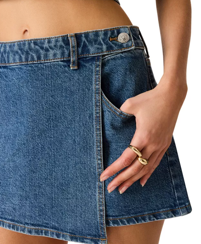 Brightin Skort- Blue Heath