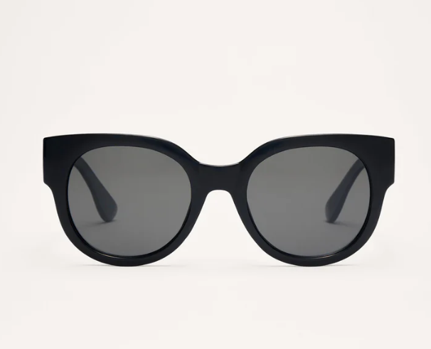 Lunch Date Polished Black-Grey Polarized
