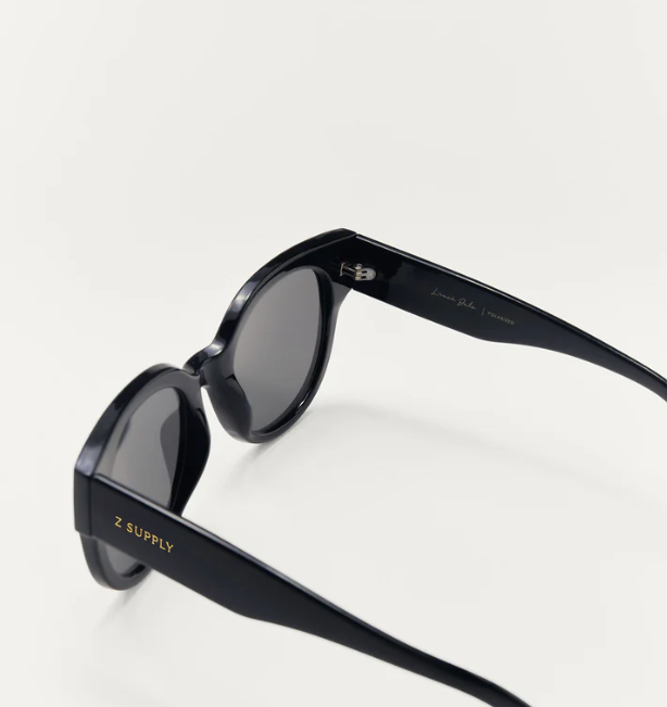 Lunch Date Polished Black-Grey Polarized