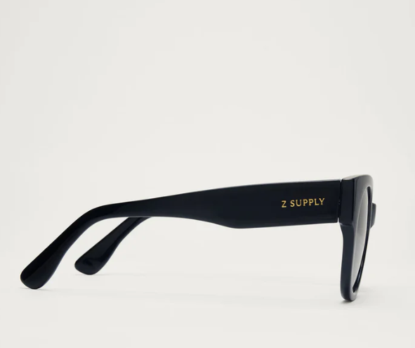 Lunch Date Polished Black-Grey Polarized
