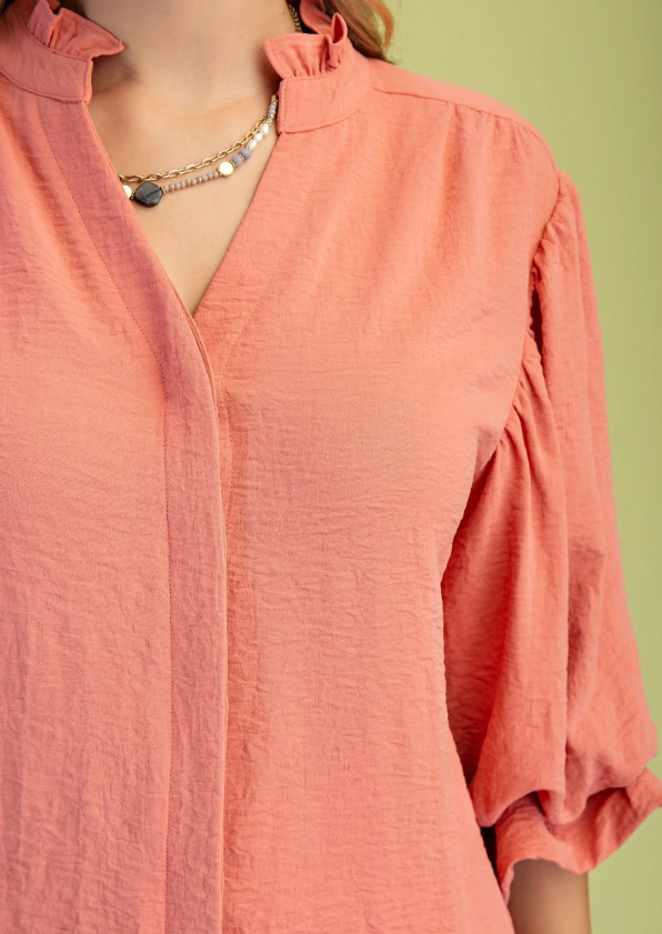 Kaly Balloon Sleeve Blouse