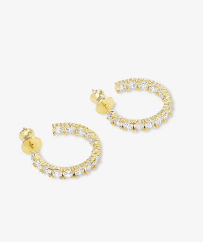 Heiress Hoops .75"- Gold