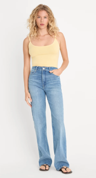 Soft Tech Good True HR Straight Jeans- Indigo