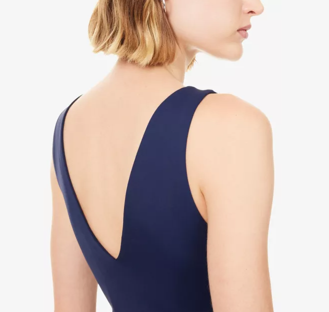 The Sculpting Deep V Bodysuit- Horizon Ink