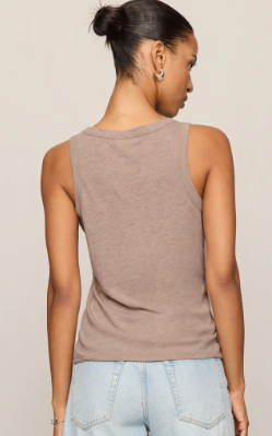 Select Airy Tank- Heather Ash