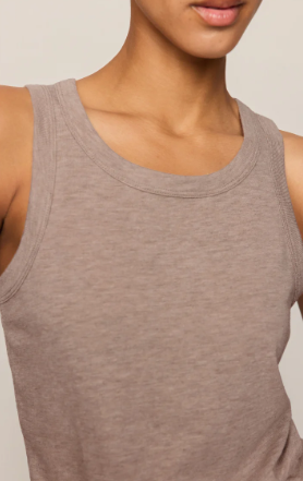 Select Airy Tank- Heather Ash