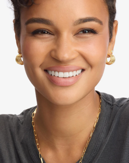 Talon 5 Row Hoops- Gold
