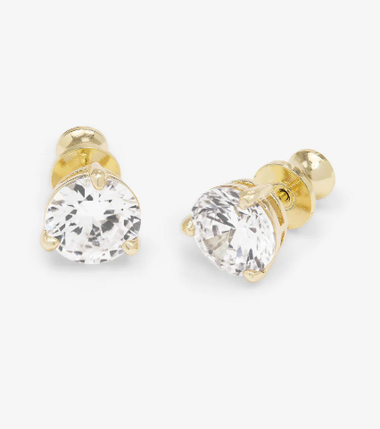 Not Your Basic 8mm Studs- Gold