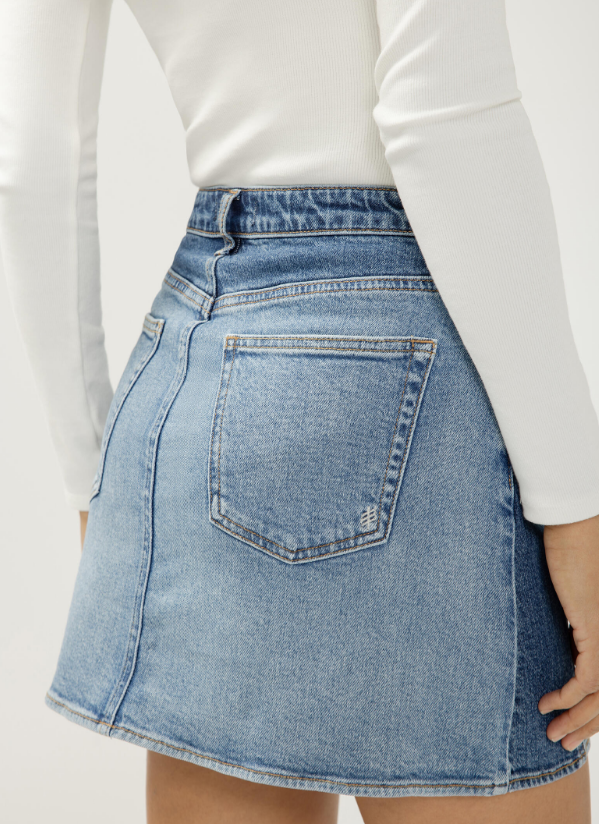 Western Two-Tone Skirt- Glimmer