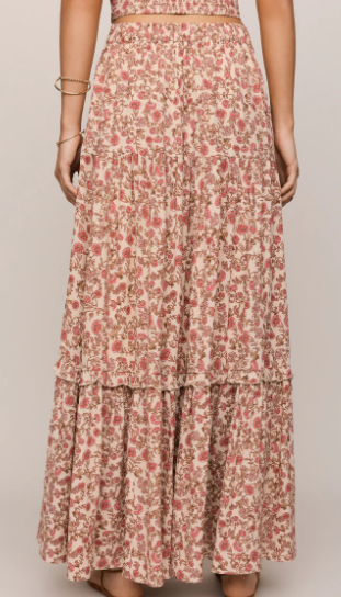 Mora Maxi Skirt- Sandshell