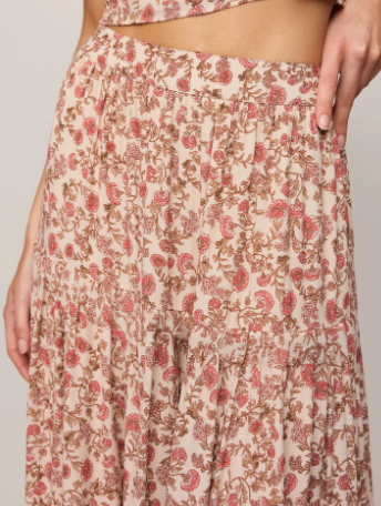 Mora Maxi Skirt- Sandshell