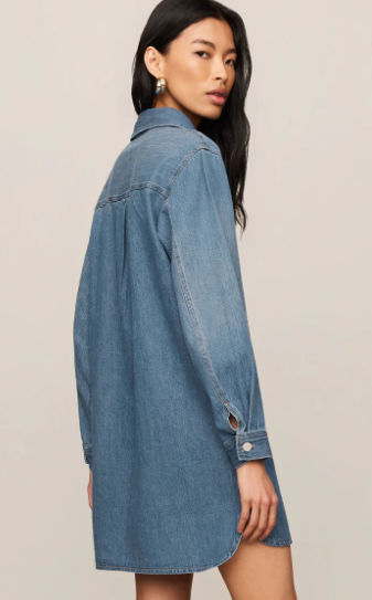 Lucie Denim Shirt Dress- Dreamstate