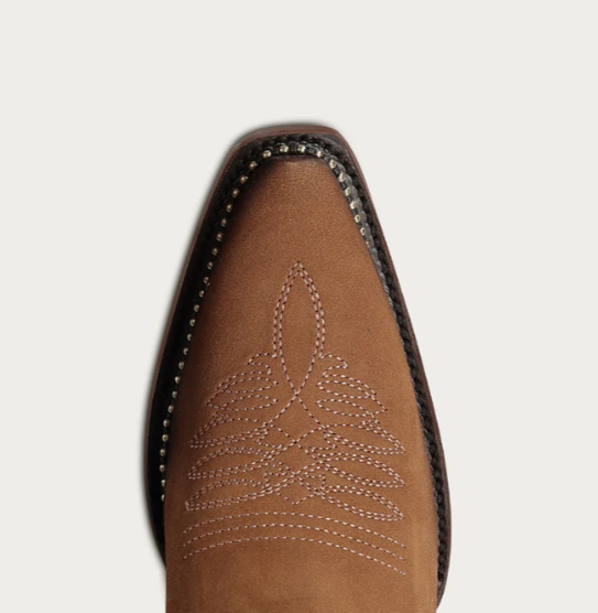 LD Brown Emb. Woven & Metallic Welt Tall Boot