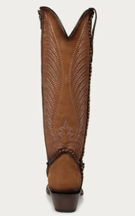 LD Brown Emb. Woven & Metallic Welt Tall Boot