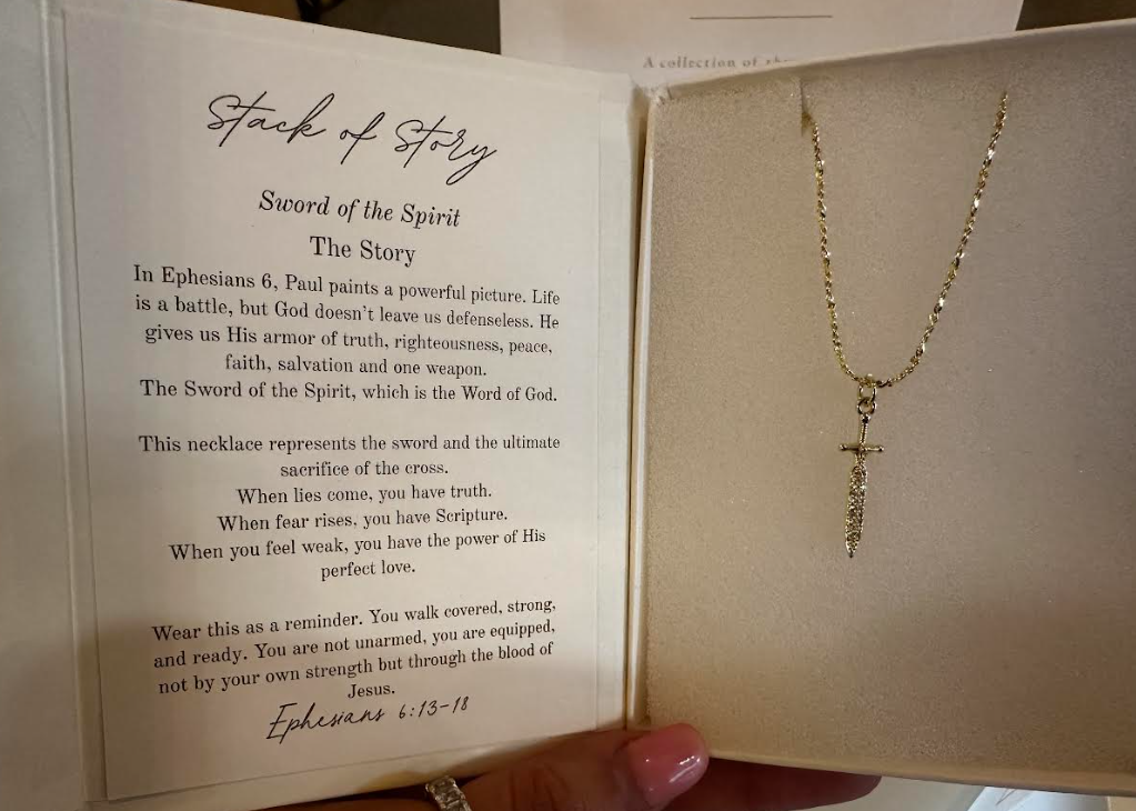 Small Sword of the Spirit Necklace