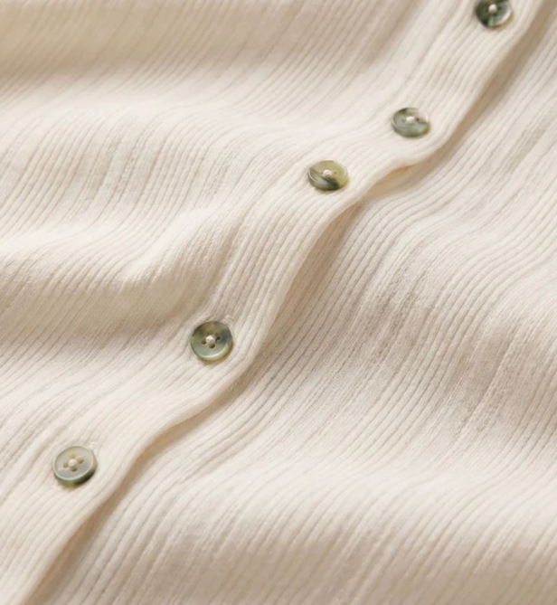 Lainey Pointelle Tank- Cloud