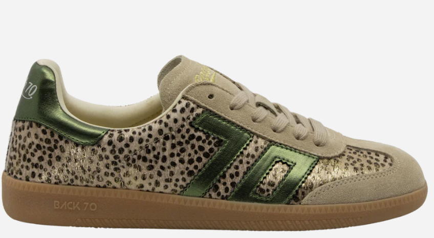 Cloud Sneaker- Pois Gold Forest