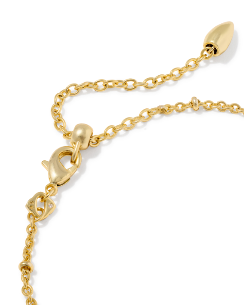 Tiger Striped Elaina Bracelet Gold Natural MOP