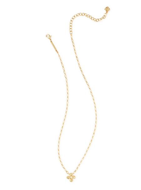Leanne Short Pendant Necklace Gold Natural MOP