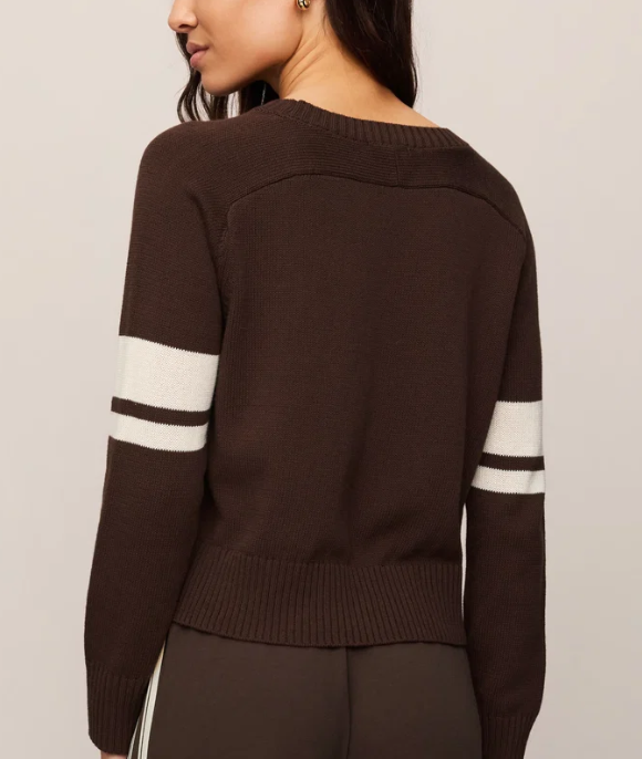 Nineties Stand In Sweater- Dark Chocolate