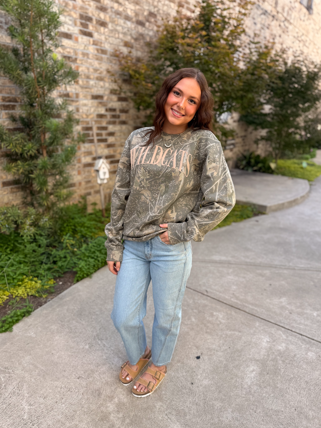 Wildcat Puff Sweatshirt- Camo