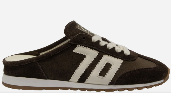 Venice Backless Sneaker- Velvet Coffee