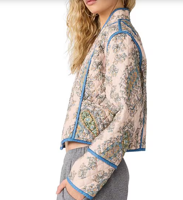 Adalynn Jacket- Pearl Blush