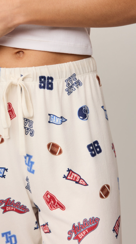 Varsity Jersey Jogger- Sandstone
