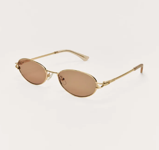 Porto Gold Sunglasses- Sand Polarized