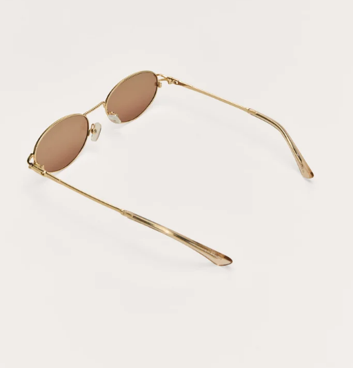 Porto Gold Sunglasses- Sand Polarized