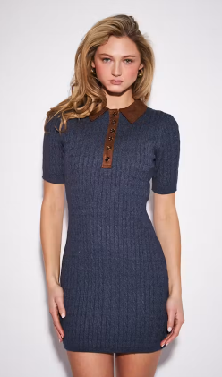 Rodney Dress- Heritage Indigo