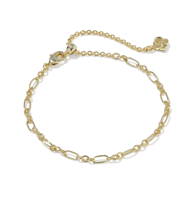 Fate Set of 2 Delicate Chain Bracelets Gold