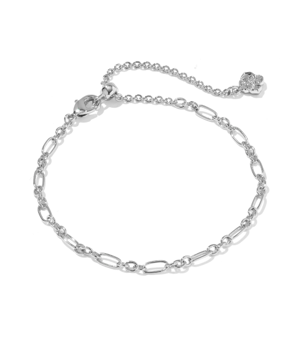 Fate Set of 2 Delicate Chain Bracelets Silver