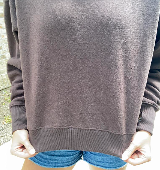 Soft Surf Quarter Zip Up- Brownie