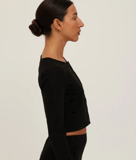 Del Rey Cardi- Black