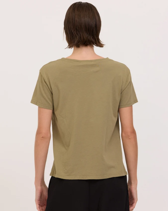 Better In Boots Tee- Olive